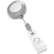 GBC® Retractable Badge Reel, 3 Ft. Nylon Cord, 5-3/4" x 3" x 3-5/16"H, Gray, 25/Pack