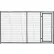 Tarter Elite Heavy-Duty Dog Kennel Front Panel with 1 Door, 6'H x 10'L