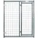 Tarter Blue Champion Kennel Front Panel with Door, 6'H x 5'L