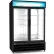 Kelvinator® Merchandiser Refrigerator, 2 Glass Door, Bottom Mount, 48 Cu.ft, Black