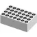 SCILOGEX 18900221 Heating Block, Used For 5/15ml Tubes, 28 Holes