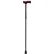 Lightweight Adjustable Folding Cane with T Handle, Black Floral