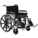 22" Sentra Extra Heavy Duty Wheelchair, Detachable Desk Arm, Elevating Legrests