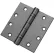 Don Jo BB74545-652 Full Mortise Ball Bearing, 4-1/2"x4"-1/2, .134 Gauge, Brushed Chrome - Pkg Qty 3