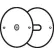 Don Jo BF 135-CP Hole Filler Plate, 3-3/4"Dia, Chrome Plated - Pkg Qty 10