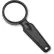 Carson Magniview Series Hand-Held Magnifier, 2", 3x Power with 6x Spot Lens, Black - Pkg Qty 13