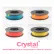 3D Stuffmaker PLA 3D Printer Crystal Filament, 1.75mm, 0.75 kg, Blue