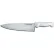 Dexter Russell 31602 - Wide Cook's Knife, High Carbon Steel, Stamped, White Handle, 10"L