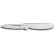 Dexter Russell 31611 - Tapered Point Paring Knife, High Carbon Steel, Stamped, White Handle, 3"L