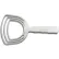 Dexter Russell 09303 - Square Bone Dust Scraper, High Carbon Steel, White Handle, 4"L