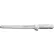 Dexter Russell 13403 - Narrow Scalloped Roast Slicer, High Carbon Steel, White Handle 10"L