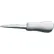 Dexter Russell 10833 - Oyster Knife, Boston Pattern, High Carbon Steel, Stamped, White Handle, 4"L