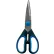 Dexter Russell 25353 - Poultry/Kitchen Shears, High Carbon Steel, Black/Blue Handle, 4"L