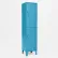 Global Industrial™ 2-Tier 2 Door Locker, 18"W x 18"D x 72"H, Blue, All-Welded