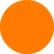2" Dia. Round Paper Labels, Fluorescent Orange, Roll of 500