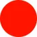 3" Dia. Round Paper Labels, Fluorescent Red, Roll of 500