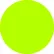 4" Dia. Round Paper Labels, Fluorescent Green, Roll of 500