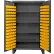 Durham Bin Cabinet HDC48-120-4S95 - 12 Gauge With 120 Hook-On Bins & Shelves, 48"W x 24"D x 78"H