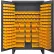 Durham Bin Cabinet HDC48-162-95 - 12 Gauge With 162 Hook-On Bins, 48"W x 24"D x 78"H
