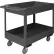 Durham Mfg.® Stock Cart w/2 Shelves, 3600 lb. Capacity, 42-1/4"L x 24-1/4"W x 39"H, Gray