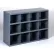 Durham Steel Parts Bin 330-95 - 12 Openings 12" Deep
