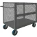 Durham Mfg.® 3 Sided Mesh Truck, Steel, 3600 lb. Capacity, 54-1/2"L x 30-1/2"W x 47-1/16"H