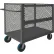 Durham Mfg.® 3 Sided Mesh Truck, Steel, 3600 lb. Capacity, 66-1/2"L x 30-1/2"W x 45-1/16"H