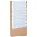 Durham Mfg.® 10 Pocket Medical Chart & Special Purpose Literature Rack, Tan