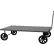 Durham Mfg.® 5th Wheel Truck, Mold-on Rubber Wheels, 2000 lb. Cap., 50-1/4"L x 24"W, Gray