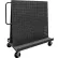 Durham Mfg.® A-Frame Truck with Pegboard & Louvered Panel, 54-1/2"W x 30"D x 57"H, Gray