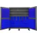 Durham Mfg.® Extra HD Bin Storage Cabinet, 192 Blue Bins,All-Welded,72-3/16"W x 24-1/8"D x 78"H