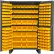 Durham Mfg.® Storage Bin Cabinet 171 Yellow Hook-On Bins 48"W x 24"D x 78"H
