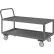 Durham Mfg.® Platform Truck with 2 Shelves, 1200 lb. Cap., 51"L x 24-1/4"W x 36"H, Gray