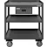 Durham Mfg.® Mobile Shop Desk, Drawer, 3 Shelves, 30"W x 24"D x 36"H, Gray