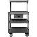 Durham Mfg.® Mobile Shop Desk, Drawer, 4 Shelves, 24"W x 20"D, Gray