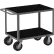 Durham Mfg.® Instrument Cart w/Flat Shelves, 1200 lb. Cap., 42-1/4"L x 24-1/4"W x 34-1/8"H