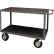 Durham Mfg.® Instrument Cart w/Flat Shelves, 1200 lb. Cap., 54-1/4"L x 24-1/4"W x 34-1/8"H