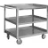 Durham Mfg® Stock Cart w/ 3 Shelves, Stainless Steel, 1200 lb. Capacity, 36"L x 18-1/8"W x 35"H