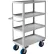 Durham Mfg® Stock Cart, Stainless Steel, 1200 lb. Capacity, 36"L x 18-1/8"W x 53"H