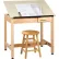 Drafting Table 36"L x 24"W x 30"H - 1 Piece Top - Small Drawer