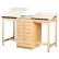 Drafting Table 70"L x 32-1/2"W - 2 Station w/ 8 Drawers