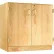 Diversified Spaces Signature Base Cabinets with 2 Lockable Drawers, 36"W x 22"D x 35"H, Red Oak