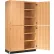 Diversified Spaces Access Tall Storage with Split Doors, 48"W x 22"D x 84"H, Red Oak