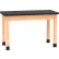 Diversified Spaces DWI-P710LBBK30E PerpetuLab Table w/ Laminate Top, 48"L x 24"W x 30"H, Red Oak