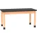 Diversified Spaces DWI-P714LBBK30E PerpetuLab Table w/ Laminate Top, 60"L x 30"W x 30"H, Red Oak