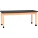 Diversified Spaces DWI-P715LBBK30N PerpetuLab Table with Laminate Top, 72"L x 30"W x 30"H, Red Oak