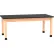 Diversified Spaces PerpetuLab Science Lab Table, Laminate Top, 60"L x 36"W x 30"H, Red Oak
