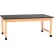 Diversified Spaces PerpetuLab Science Lab Table with Epoxy Top, 72"L x 42"W x 30"H, Red Oak