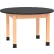 Diversified Spaces PerpetuLab Science Lab Table with Laminate Top, 48"L x 48"W 30"H, Red Oak