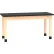 Diversified Spaces PerpetuLab Science Lab Table with ChemGuard Top, 60"L x 24"W x 30"H, Maple